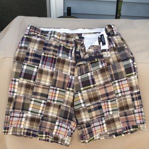 Men’s Nautica Madras Bermuda Shorts Sz 36